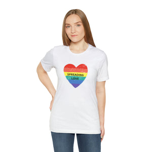 Unisex Jersey Short Sleeve Tee Love IS Love Pride month