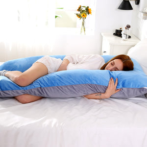 LuxeCocoon™ - The Serene Nest U-Shaped Pregnancy Pillow