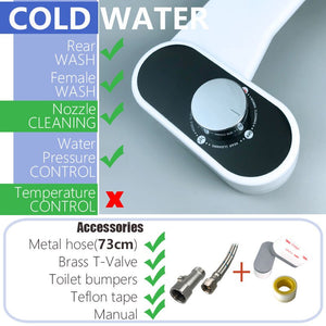 LuxeFlow™ Tush Bidet Hot Cold Warm Water Bidet