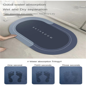 Water Absorbent Anti-Slip Mat (FREE DELIVERYðŸ˜)