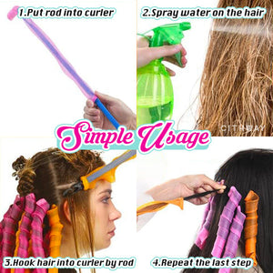 Cithwayâ„¢ Heatless Curly Hair Roller Kit