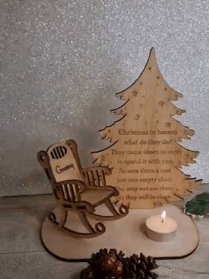 Memorial Glow: Chair of Love and Light