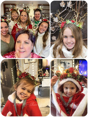LikeMyChoice® Reindeer Headband-Christmas Reindeer Antler