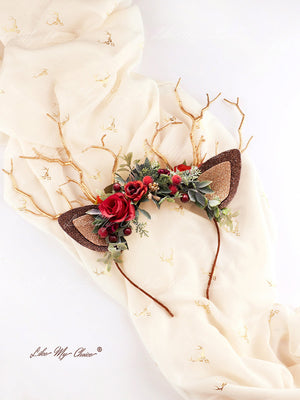 LikeMyChoice® Reindeer Headband-Christmas Reindeer Antler