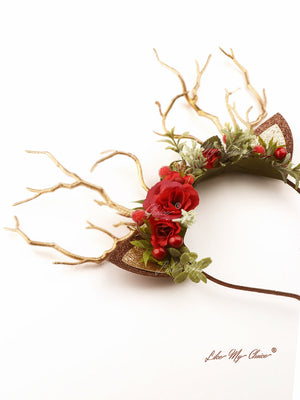 LikeMyChoice® Reindeer Headband-Christmas Reindeer Antler