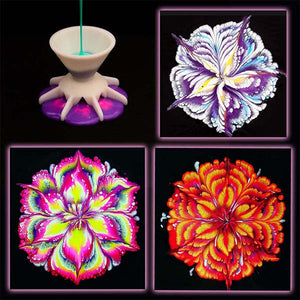 Mytrendster FloralART™ Acrylic magical Cups