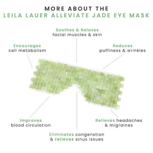 LeilaLauer Alleviate Jade Eye Mask