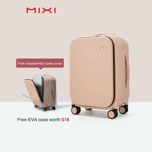 Mixi Patent Design Aluminum Frame Suitcase Carry On Rolling Luggage Beautiful Boarding Cabin 18 20 24 Inch M9260