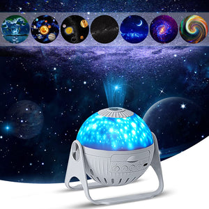 LED Galaxy Projector 7 in 1 Planetarium Projector Night Light Star Projector Lamp for Kids Baby Room Decor Ceiling Nightlights