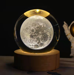 Mytrendster Luminous 3D Glowing Crystal Globe