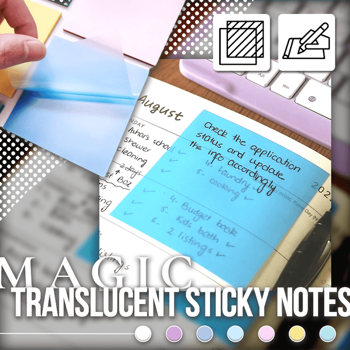 Magic Translucent Sticky Notes