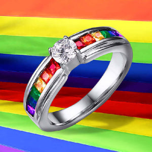 Pride Promise Ring | LGBT+ Ring | LGBT+ Merch  ( Limited Time Sale )