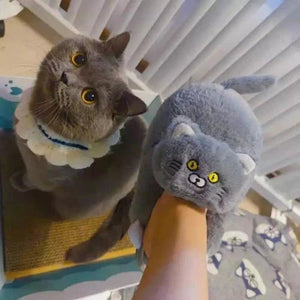 Hugger Cat Slippers